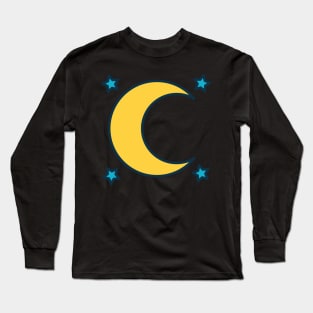 Cute Moon Long Sleeve T-Shirt